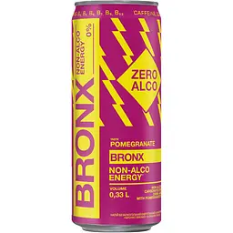 Напій енергетичний Bronx гранат 0.33 л з/б