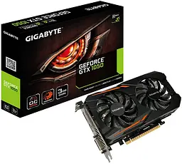 Відеокарта GeForce GTX 1050 3GB Gigabyte OC (GV-N1050OC-3GD) Б/В - мініатюра 2