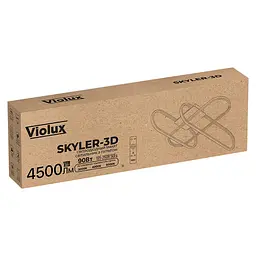 Світильник LED smart SKYLER-3D +пульт 90W 3000-5000K IP20 чорний Violux ( 220875 ) - мініатюра 2