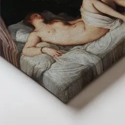 Інтер'єрна картина Даная, Тіціан, Titian, Danae, інтер'єрний декор, 42×60 см (id6979) - мініатюра 3