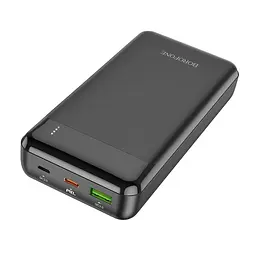 Повербанк Borofone BJ19A, 20000 mAh, чорний, зовнішній акумулятор - мініатюра 3
