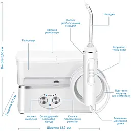 Іригатор H2ofloss HF-3pro White - мініатюра 2