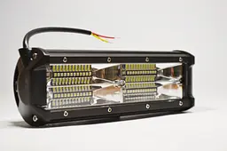 Світлодіодна балка фара LED / 237x80x60 mm / 144W / 3W x 48 / 10-30V / Далеке та Ближнє світло / 1 шт. (JR-W-144W) - мініатюра 2