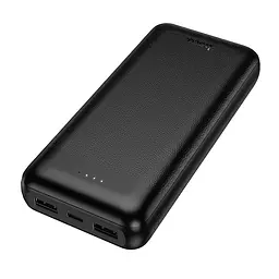Зовнішній акумулятор HOCO J153A Stability Power Bank 20000mAh портативна мобільна батарея чорна