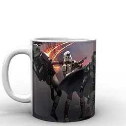 Кухоль GeekLand Зоряні війни Мандалорець битва Star Wars The Mandalorian TM.04.09 330 мл білий - мініатюра 3