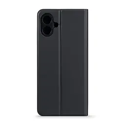 Чехол-книжка для Samsung Galaxy A07 4G (A075), OneFold Case, черный, из экокожи (PU) и TPU, с магнитом, с подставкой и отделением для карт, трансформируется в подставку, противоударный, защита всего корпуса, ArmorStandart (ARM86547) - мініатюра 2