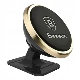 Автомобільний тримач холдер Baseus 360° Adjustable Magnetic Phone Mount SUCX140015 Gold