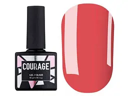 Гель-лак COURAGE 10мл для нігтів №074 Насичений кораловий