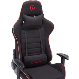 Ігрове крісло GamePro Size L Fabric Black&Red (GC575FB) - мініатюра 12