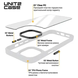 Чохол до мобільного телефона Armorstandart UNIT2 Apple iPhone 14 Pro White (ARM69945) - мініатюра 4