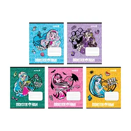 Зошит Kite Monster High, 12 аркушів, клітинка (MH25-232), в асортименті