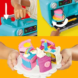 Набір для творчості Hasbro з масою для ліплення Play-Doh Super Slice Cake (G0497) - мініатюра 10