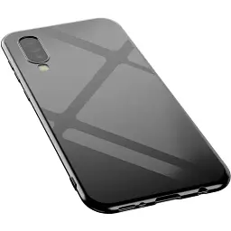 Чохол-накладка T-phox для Samsung A50 A505 Crystal чорний - мініатюра 2