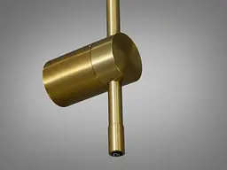 Бра лінійне LED Diasha 2042/600 brass, 6W, 3000K, бронза, металевий каркас, сучасний стиль - мініатюра 4