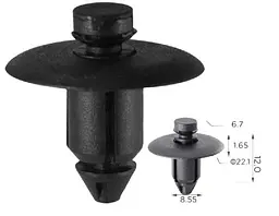 Кліпса для обшивки дверей Chrysler, Dodge (WX68DX9AA, WX68DX9-AA) (C1316)