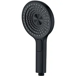 Ручний душ Koer 3 режими KP-0403-05 KR4993, Чорний матовий