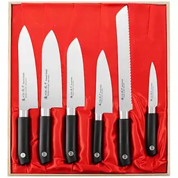 Набір із 6-х кухонних ножів Satake Swordsmith (HG8327W)