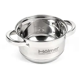 Каструля з кришкою Holmer CR-12520-SS, 2 л (CR-12520-SS) - мініатюра 4