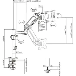 Кронштейн Gembird MA-DA1P-01 - мініатюра 5