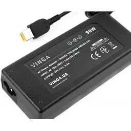 Блок живлення до ноутбуку Vinga Lenovo 90W 20V 4.5A square (VPA-2045-LNSQ01-101) - мініатюра 3