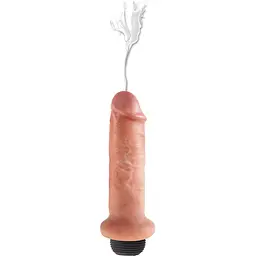 Фалоімітатор з еякуляцією Pipedream Squirting Cock 17.8 см тілесний