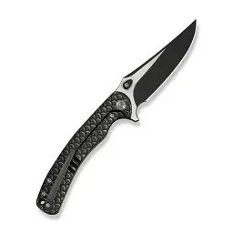 Ніж складаний Weknife Dracarys Bohler M390 титан 6AL4V чорний clip-point - мініатюра 2
