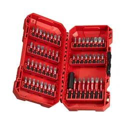 Набір біт SHOCKWAVE PACKOUT MILWAUKEE 56 шт пластиковий кейс - мініатюра 2
