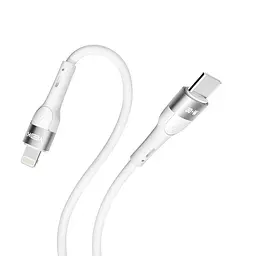 Кабель для заряджання та обміну даними Yoki YK-EX11 EXTRA Series Type-C to Lightning 30W 3A/10V 1.2 m White - мініатюра 6