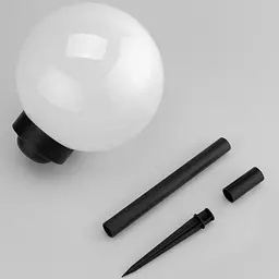 Садова декоративна RGB куля Lumiled ATRIS 20 см на сонячній батареї - мініатюра 5