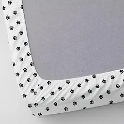 Набір простирадл на резинці Cosas LIGHT BLUE PAWS 60х120х12 см (SetSheet_LightBlue_Paws_120x60) - мініатюра 6