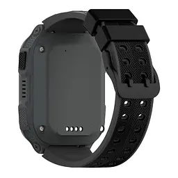 Дитячий смарт годинник D08 з GPS трекером, 4G сім-картою та відеодзвінком Чорний - мініатюра 3