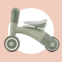 Каталка-біговел Kinderkraft Minibi Leaf Green зелена (KRMIBI00GRE0000) - мініатюра 7