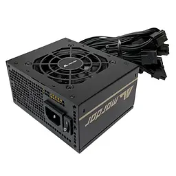 Блок живлення 450 Вт, ALmordor SFX, Black, 80+ Bronze, Active PFC, 80 мм, 2xMolex / 3xSATA / 2x6+2-pin / 1x4+4-pin / 1x20+4-pin, OVP/OCP/OPP/SCP (ALSFX450BK) - мініатюра 4