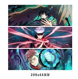 Голографічна наклейка Магічна битва Jujutsu Kaisen 3 перса hs 22