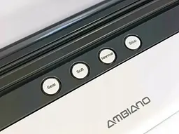 Вакууматор Ambiano 120Вт GT-VBS-0 з функцією м'якого вакуумування + рулон + 5 пакетів в комплекті 96365 - мініатюра 3