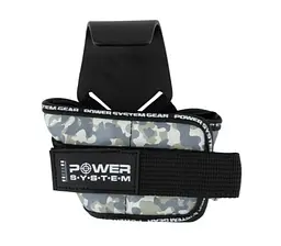 Гаки для тяги на зап'ястя Power System PS-3370 Hooks Camo Black/Grey L (PS_3370_Black/Grey L) - мініатюра 4