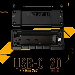 Зовнішня кишеня ASUS для SSD TUF GAMING A2/BLK/G/AS (90DD02X0-M09000) - мініатюра 10