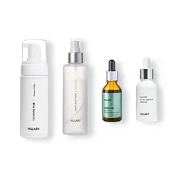 Набор для ежедневного ухода лицом осенью для жирной кожи кожи Hillary Autumn daily care for oil skin