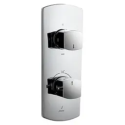 Термостат прихованого монтажу на 3 споживача Jaquar Kubix Prime KUP-CHR-35683KPM, Хром