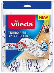 Насадка 3в1 Vileda  Turbo Smart кругла покращена насадка - мініатюра 5