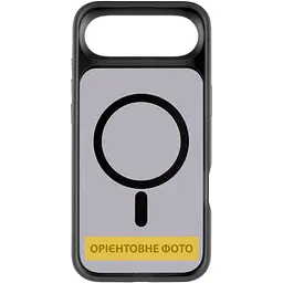 TPU+PC чохол Metal Buttons with MagSafe для Apple iPhone 17 Air (6.5") Чорний / Black - мініатюра 3