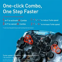 Ігровий контролер Baseus Motion Sensing SW Vibrating Gamepad - мініатюра 4