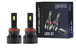 Комплект світлодіодних ламп Infolight S1 H11 50W - мініатюра 6