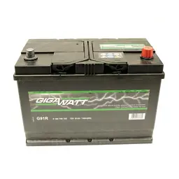 Акумулятор автомобільний GigaWatt 91А (0185759100) - мініатюра 1