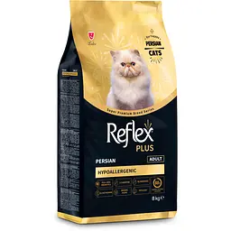 Сухий корм для дорослих перських котів Reflex Plus повноцінний та збалансований 8 кг 