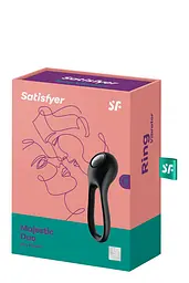 Ерекційне кільце з вібрацією Satisfyer Majestic Duo, 6.5х2.7 см - мініатюра 2