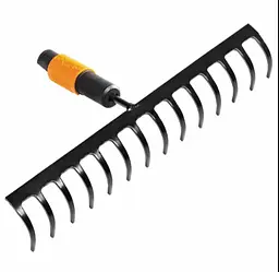 Граблі для грунту 14 зубів Fiskars QuikFit 135511 (1000653) (насадка) - мініатюра 3