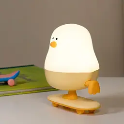 Нічний світильник DK L63 Chicken on a Skateboard White-Yellow [151672] - мініатюра 2