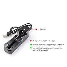 Зарядний пристрій Normal BMAX Charger на 1 слот Black (11008) - мініатюра 3