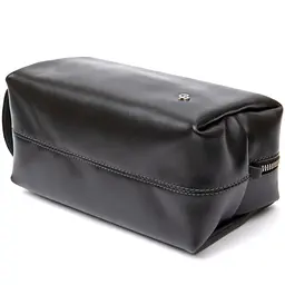 Чоловіча шкіряна косметичка GRANDE PELLE 21х11х9 см acs0018591 - мініатюра 3
